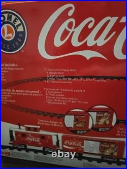 NEW! Lionel Coca Cola Train Set G Gauge Holiday Train 7-11488 NEW! Lionel Coca Cola Train Set G Gauge Holiday Train 7-11488