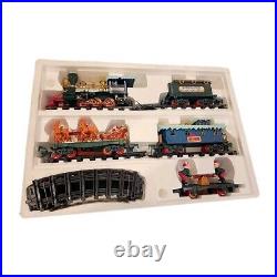 NEW Vintage NORTH POLE CHRISTMAS MAGIC MUSICAL ANIMATED TRAIN SET 1992 Toy State