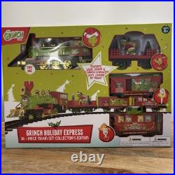 NIB 2025 Grinch Dr Seuss Holiday Express 36 Pc Train Set Collectors Edition Xmas