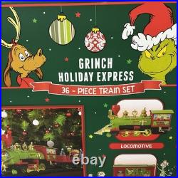 NIB 2025 Grinch Dr Seuss Holiday Express 36 Pc Train Set Collectors Edition Xmas