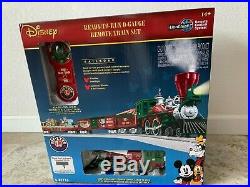 NIB Lionel Mickey's Holiday to Remember Disney Christmas Train Set O-Gauge