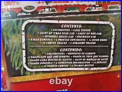 NIB TESTED Santa Express EZTEC Christmas Train Set 47 Pieces With Lights & Sounds NIB TESTED Santa Express EZTEC Christmas Train Set 47 Pieces With Lights & Sounds