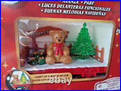 NIB TESTED Santa Express EZTEC Christmas Train Set 47 Pieces With Lights & Sounds NIB TESTED Santa Express EZTEC Christmas Train Set 47 Pieces With Lights & Sounds