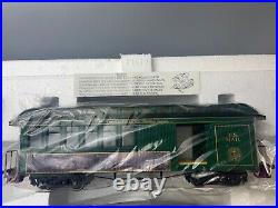 NIP Thomas Kinkade's Christmas Express Train Set with 6 Cars and 26 Tracks READ