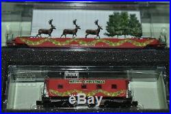 N Scale MTL 99321290 Husky Holiday Hauler Christmas Train Set 4 Pack J14167