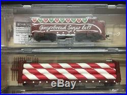N-Scale Micro Trains 993-21-330 Christmas Set ginger Bread Sugar Belt NEW