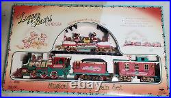 New 1996 New Bright The Logger Bears Express Musical Holiday Train Set No. 181
