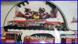 New 1996 New Bright The Logger Bears Express Musical Holiday Train Set No. 181