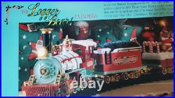 New 1996 New Bright The Logger Bears Express Musical Holiday Train Set No. 181
