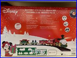 New 2020 Lionel 711983 Disney Christmas 29pc Train Set Battery Operated