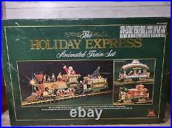 New Bright 1995 The Holiday Express Animated No. 380 4 Piece Set NO TRACKS