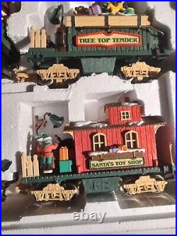 New Bright 1996 The Holiday Express Animated Train Set No. 380 Tested Works