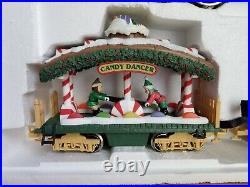 New Bright 1996 The Holiday Express Animated Train Set No. 380 with Extra Tracks