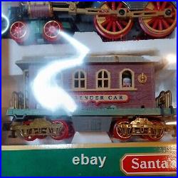 New Bright 280 Santa's Village Express G Scale Train Set Battery Power Christmas