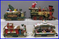 New Bright 380 Holiday Express G Gauge Steam Train Set EX/Box