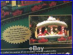 New Bright 384 Holiday Express Christmas Electric Animated Train Set