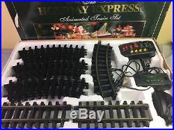 New Bright 384 Holiday Express Christmas Electric Animated Train Set G