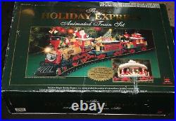 New Bright 384 Holiday Express Christmas Electric Animated Train Set G NBRU0380