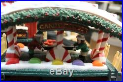 New Bright 384 Holiday Express Christmas Electric Animated Train Set G, works