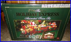 New Bright Christmas Holiday Express Animated Train Set Santa #384
