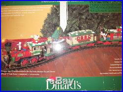 New Bright Dillards Animated Christmas Train Set G Scale