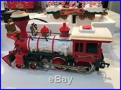 New Bright Electric Train Set Christmas Santaland Musical Animated 376WG