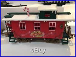 New Bright Electric Train Set Christmas Santaland Musical Animated 376WG