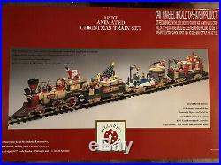 New Bright For Dillards Christmas Electric Animated Train Set-384-10 Cars+Track