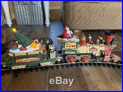 New Bright For Dillards Christmas Electric Animated Train Set-384-10 Cars+Track