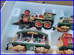 New Bright G Gaug 1996 Christmas Era Holiday Express 380 Animated Train Set