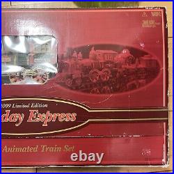 New Bright Holiday Express #284 Classic Christmas Train Set 2009 Limited Edition