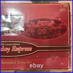 New Bright Holiday Express #284 Classic Christmas Train Set 2009 Limited Edition