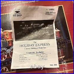 New Bright Holiday Express #284 Classic Christmas Train Set 2009 Limited Edition