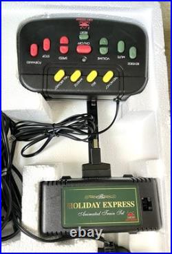 New Bright Holiday Express Animated Christmas Train Set Railroad #384 EXCELLENT