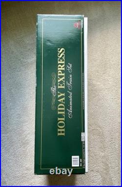 New Bright Holiday Express Animated Christmas Train Set Railroad #384 EXCELLENT