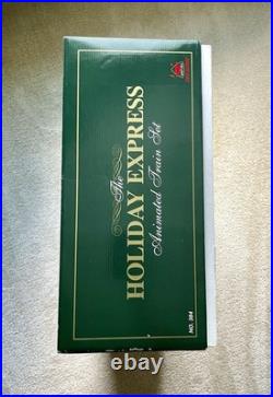 New Bright Holiday Express Animated Christmas Train Set Railroad #384 EXCELLENT