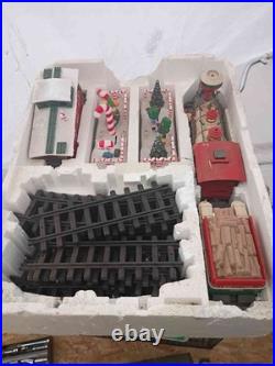 New Bright Holiday Express Animated Christmas Train Set with Track & Cars New Bright Holiday Express Animated Christmas Train Set with Track & Cars