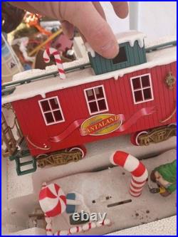 New Bright Holiday Express Animated Christmas Train Set with Track & Cars New Bright Holiday Express Animated Christmas Train Set with Track & Cars