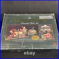New Bright Holiday Express Animated G Scale Train Set Xmas with Track & Box