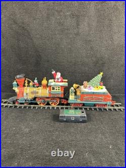 New Bright Holiday Express Animated G Scale Train Set Xmas with Track & Box