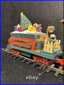 New Bright Holiday Express Animated G Scale Train Set Xmas with Track & Box