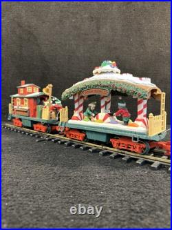 New Bright Holiday Express Animated G Scale Train Set Xmas with Track & Box