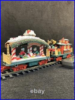 New Bright Holiday Express Animated G Scale Train Set Xmas with Track & Box