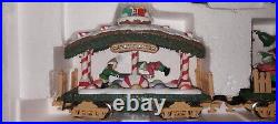 New Bright Holiday Express Animated Train Set 380 Perfect Condition