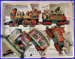 New Bright Holiday Express Animated Train Set 387 Excellent Complete! Vintage 96 New Bright Holiday Express Animated Train Set 387 Excellent Complete! Vintage 96