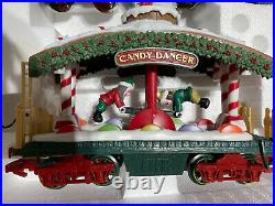 New Bright Holiday Express Christmas Electric Animated Train Set 384