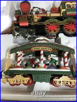 New Bright Holiday Express Christmas Electric Animated Train Set 384