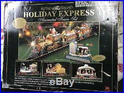 New Bright Holiday Express Christmas Electric Animated Train Set No. 387 In Box