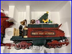 New Bright -Holiday Express -Christmas Train Set #384 Electric Animated Lights