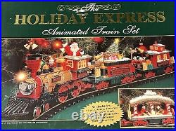 New Bright -Holiday Express -Christmas Train Set #384 Electric Animated Lights